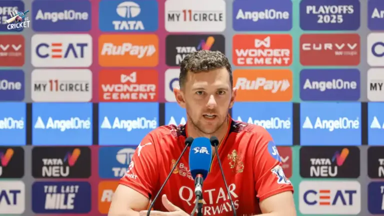 RCB's star Josh Hazlewood shares his thoughts