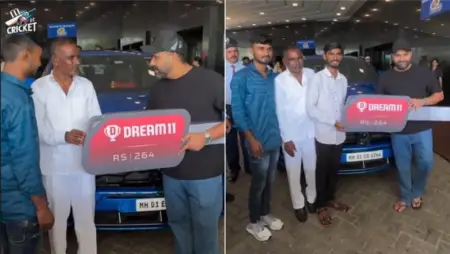 Rohit Sharma gives his favourite car to a dream 11 contest winner