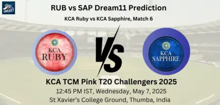 RUB vs SAP Dream11 Prediction