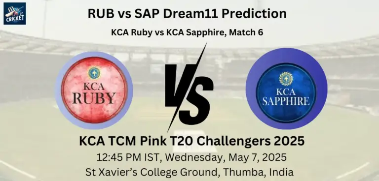 RUB vs SAP Dream11 Prediction
