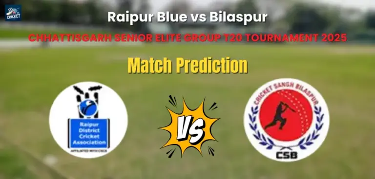 Raipur Blue vs Bilaspur Match Prediction