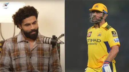 Ravindra Jadeja and Ms Dhoni.