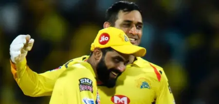 Ravindra Jadeja and Ms Dhoni