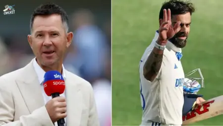 Ricky Ponting and Virat Kohli