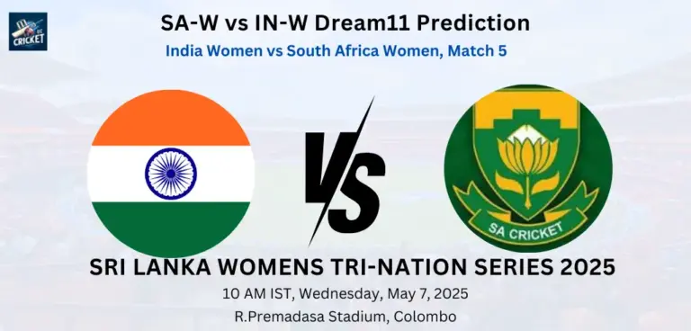SA-W vs IN-W Dream11 Prediction