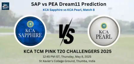 SAP vs PEA Dream11 Prediction