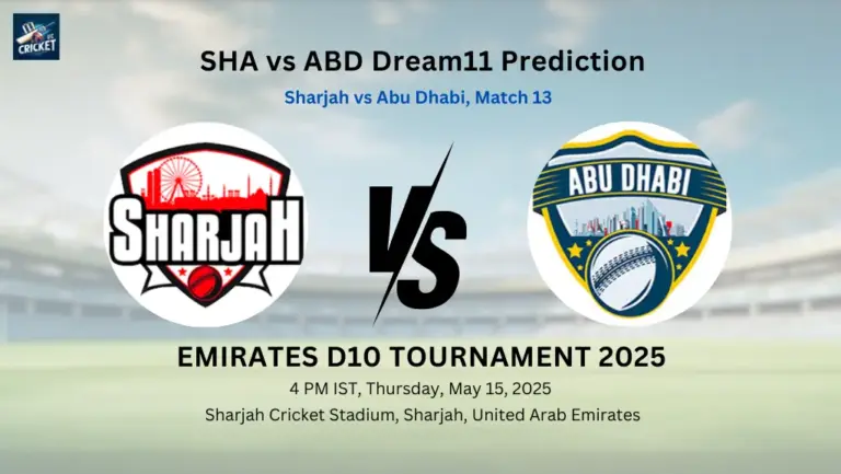 SHA vs ABD Dream11 Prediction