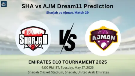 SHA vs AMJ Dream11 Prediction