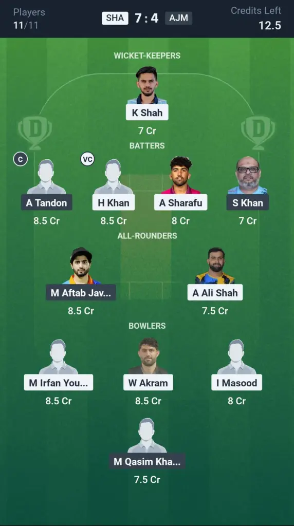 SHA vs AMJ Small League Team