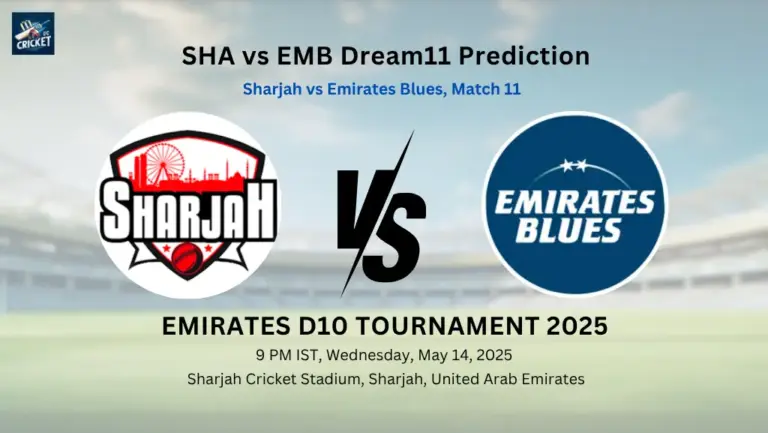 SHA vs EMB Dream11 Prediction