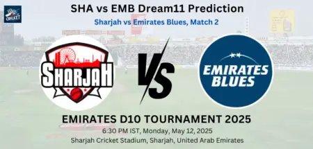 SHA vs EMB Dream11 Prediction