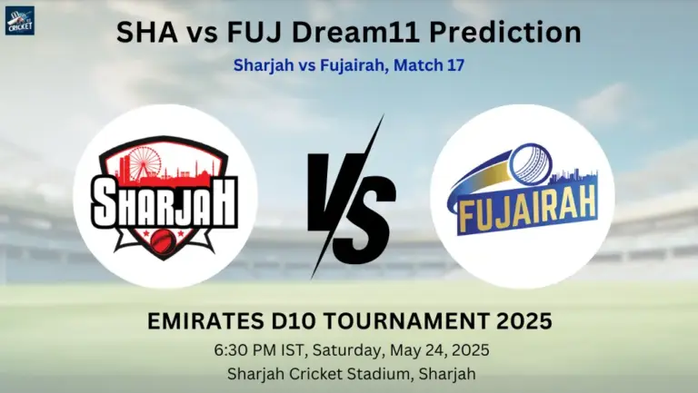 SHA vs FUJ Dream11 Prediction