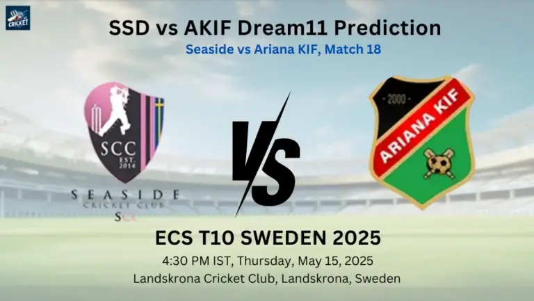 SSD vs AKIF Dream11 Prediction