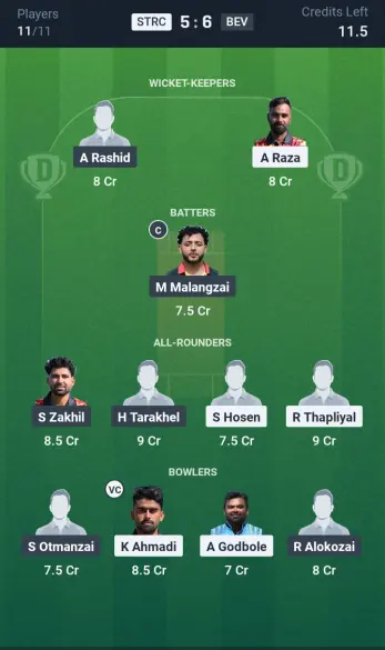 STRC vs BEV Grand League Team