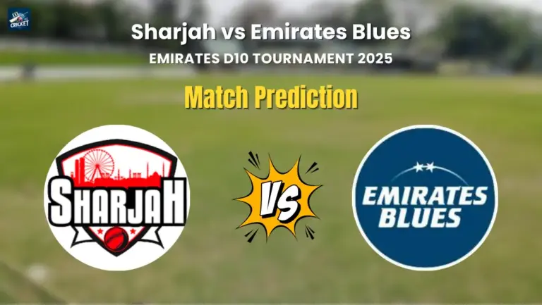 Sharjah vs Emirates Blues Match Prediction