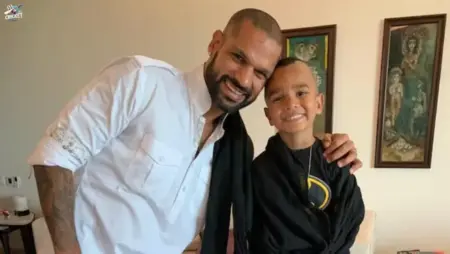 Shikhar Dhawan with his Son Zoravar