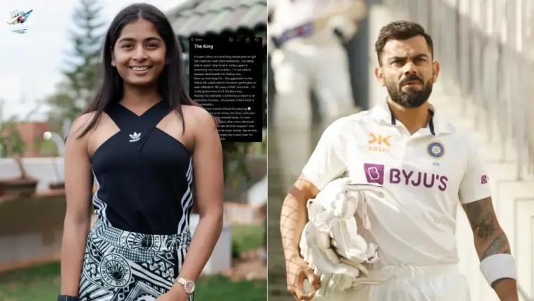 Shreyanka Patil drops a emotional message for Virat Kohli