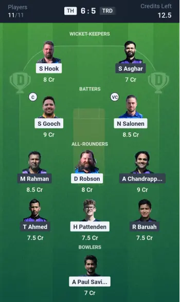 TH vs TRD Small League Team