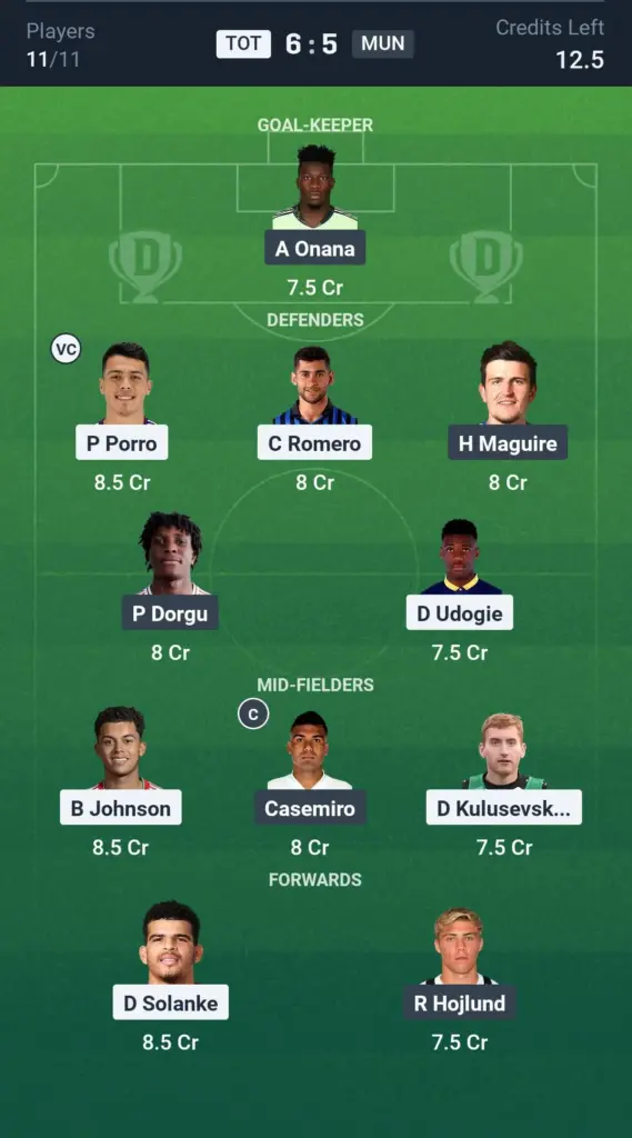 TOT vs MUN Small League Team