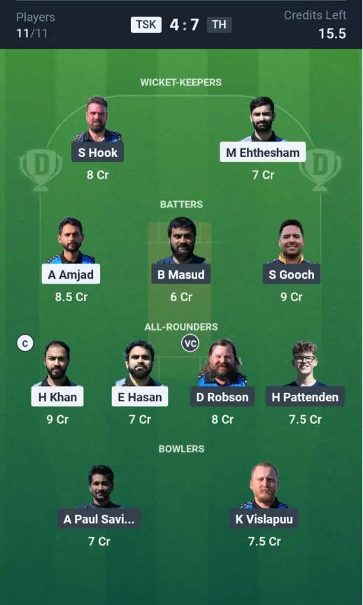 TSK vs TH Grand League Team