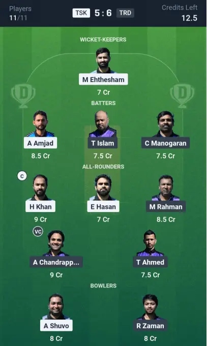 TSK vs TRD Small League Team