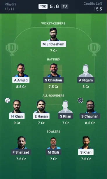 TSK vs TU Small League Team