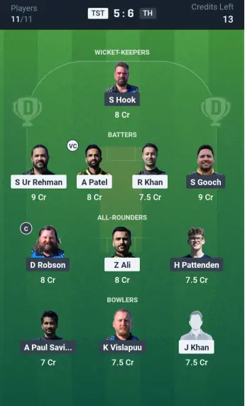 TST vs TH Grand League Team