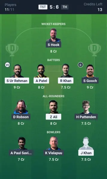 TST vs TH Small League Team