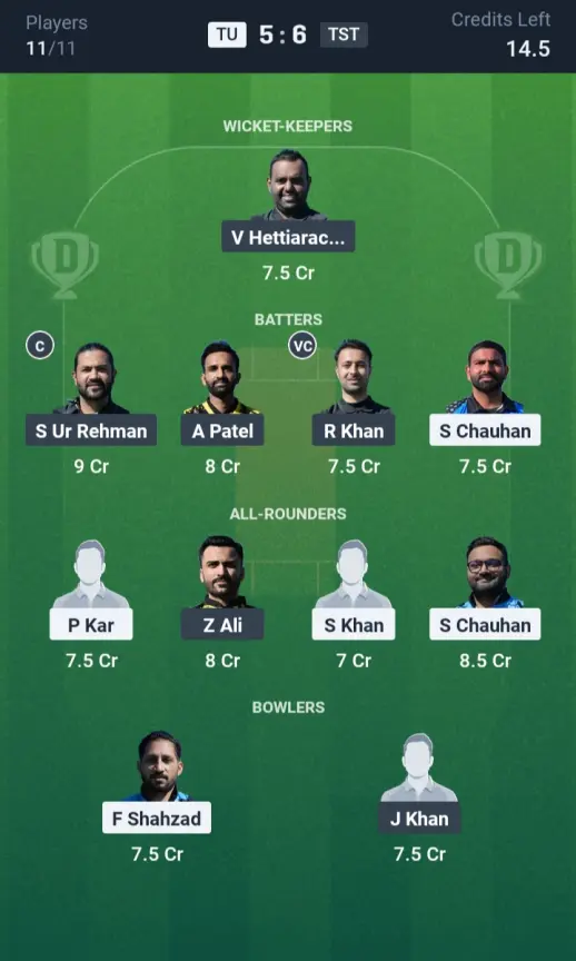 TU vs TST Small League Team