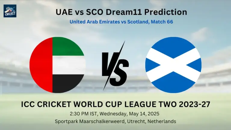 UAE vs SCO Dream11 Prediction