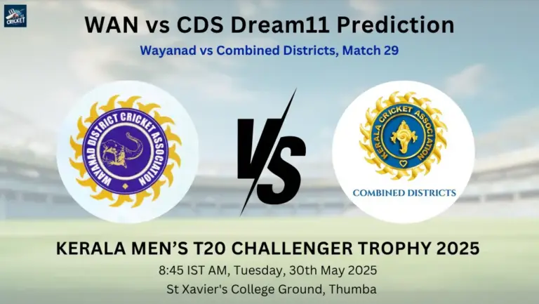 WAN vs CDS Dream11 Prediction