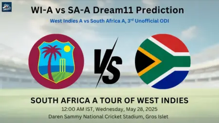 WIA vs SAA Dream11 Prediction