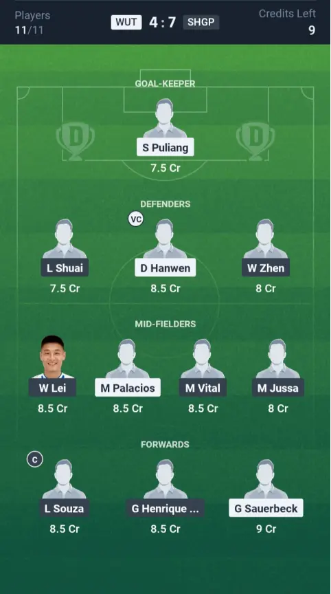 WUT vs SHGP Small League Team