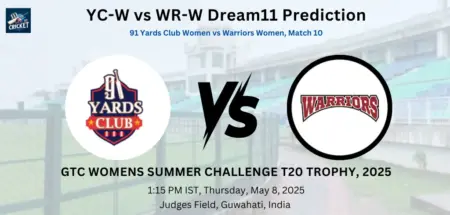 YC-W vs WR-W Dream11 Prediction