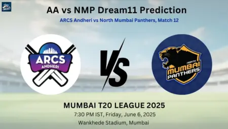 AA vs NMP Dream11 Prediction