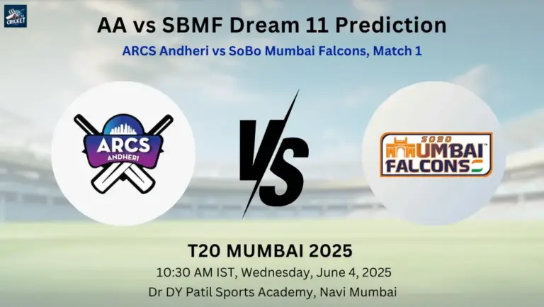 AA vs SBMF Dream11 Prediction