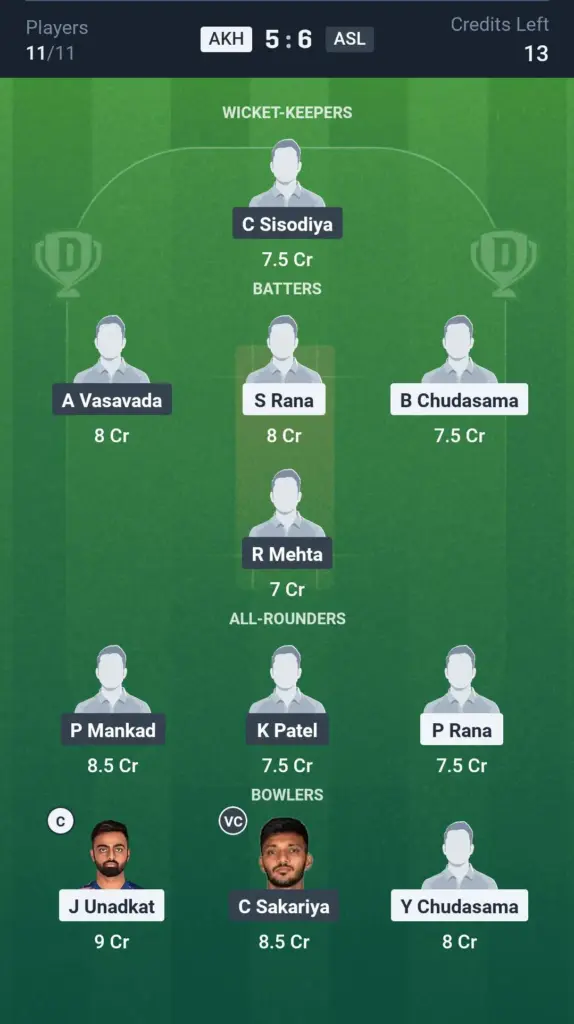 AKH vs ASL Small League Team