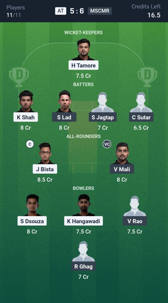 AT vs MSCMR SL Team