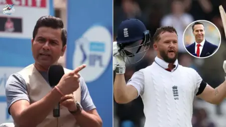 Aakash Chopra rejects Michael Vaughan's claim