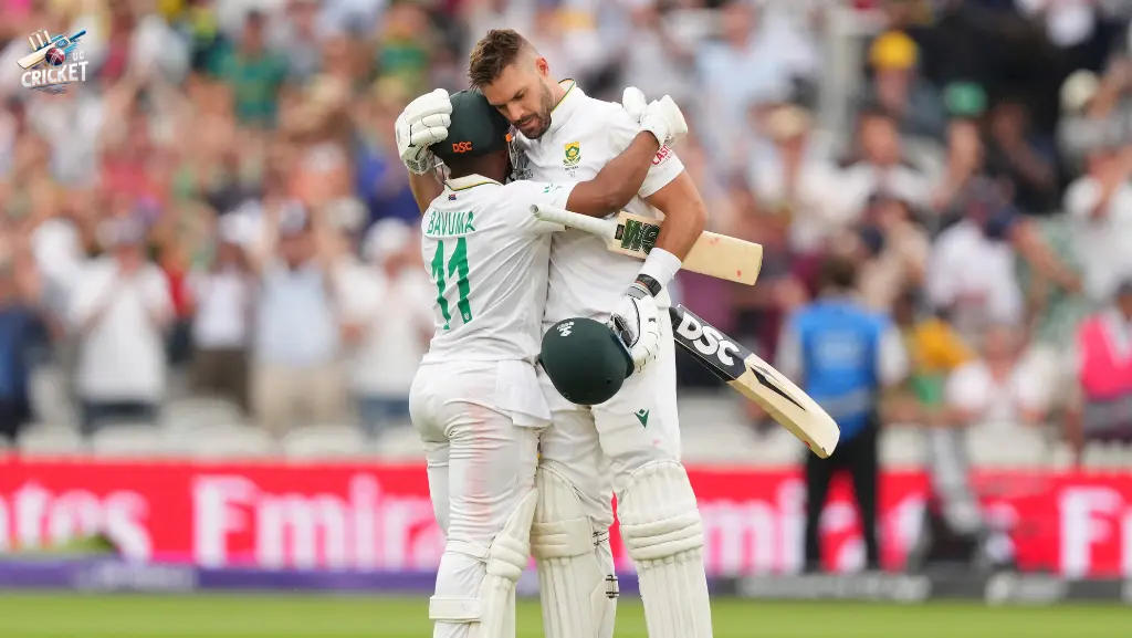 Aiden Markram and Temba Bavuma.