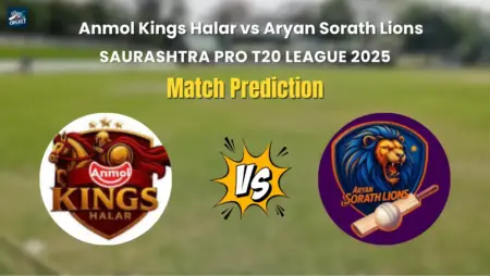 Anmol Kings Halar vs Aryan Sorath Lions Match Prediction