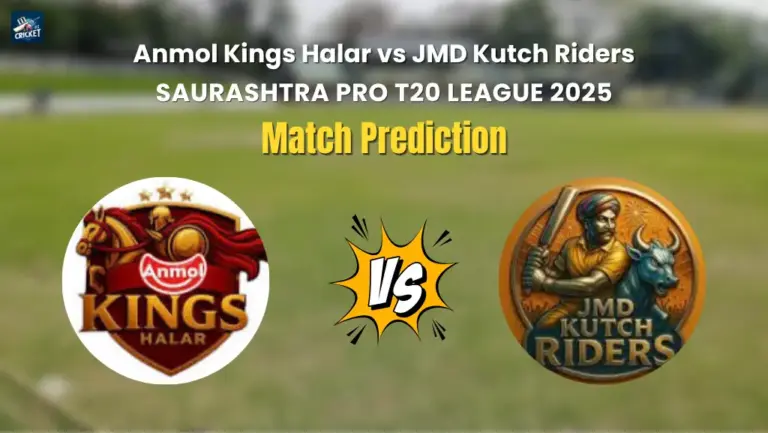 Anmol Kings Halar vs JMD Kutch Riders Match Prediction
