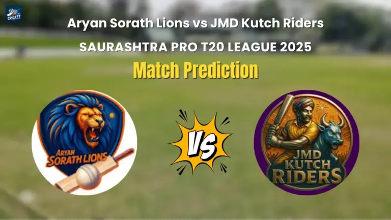 Aryan Sorath Lions vs JMD Kutch Riders Match Prediction