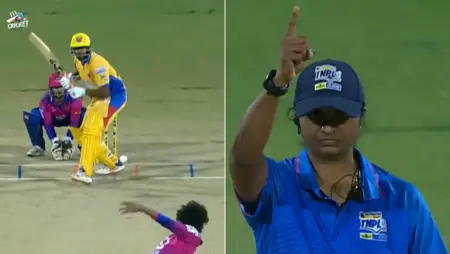Controversial LBW IN TNPL
