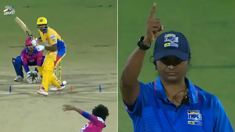 Controversial LBW IN TNPL