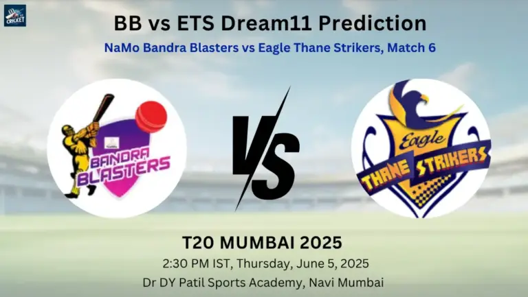 BB vs ETS Dream11 Prediction