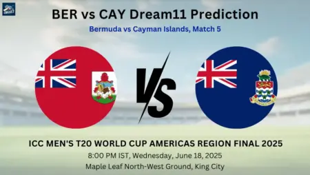 BER vs CAY Dream11 Prediction