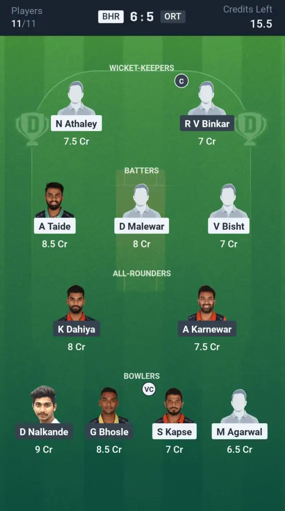BHR vs ORT Small League Team