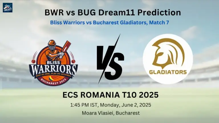 BWR vs BUG Dream11 Prediction