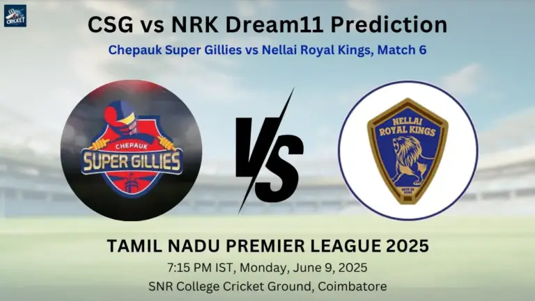 CSG vs NRK Dream11 Prediction